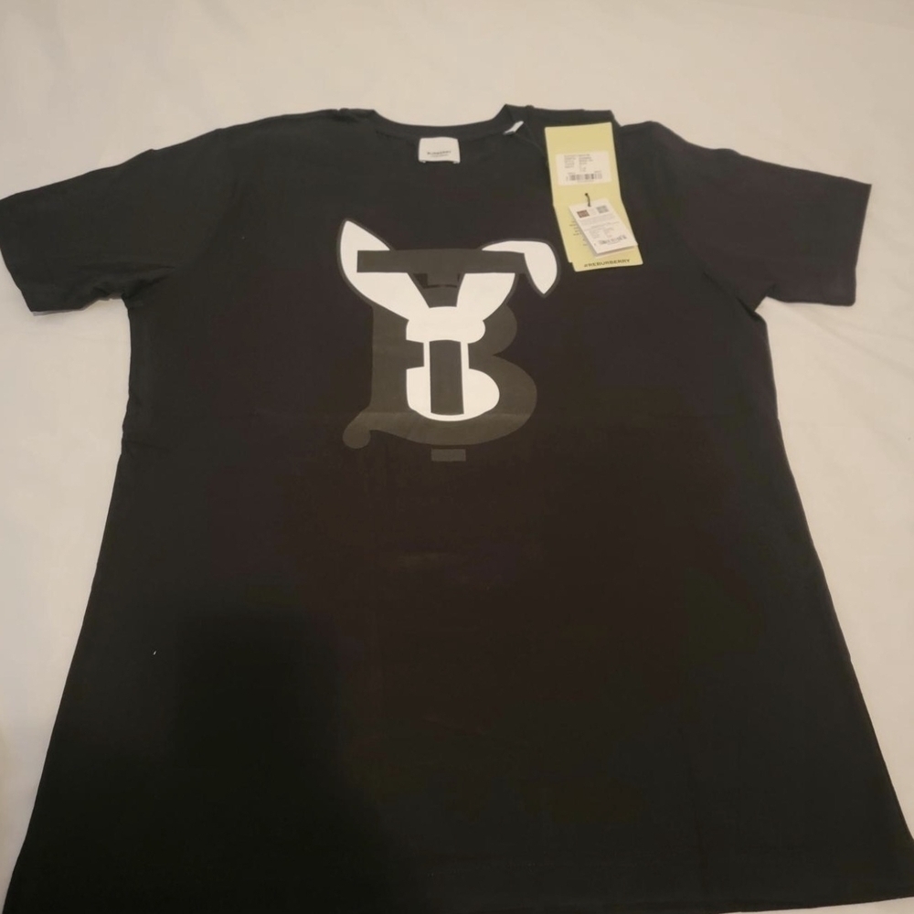 Black Burberry Year Of The Bunny T Shirt Size Small